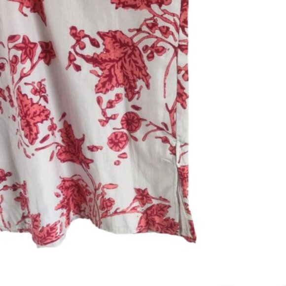 Club Monaco Soft Print Floral Chemise Cami Tank Top Silk Cotton XS Women NWT New - Picture 6 of 7